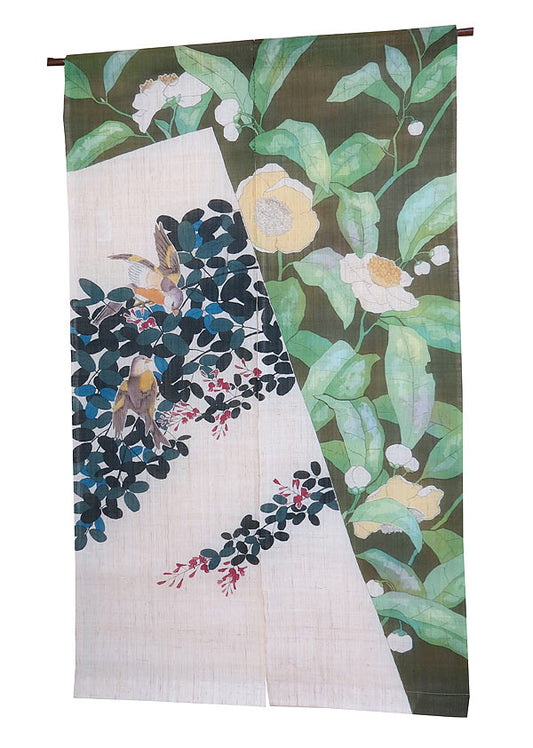 Hemp Curtain (Tea flower and Bush clovers)/hagi/Kobo Korumu 