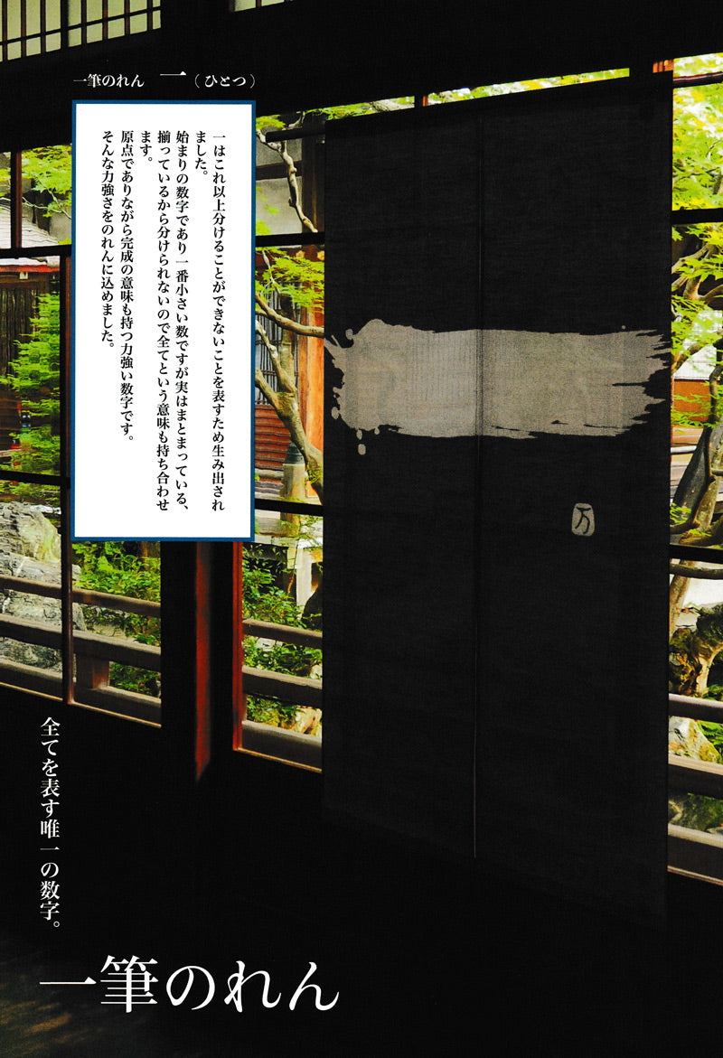 Katazome Linen Noren (1) One