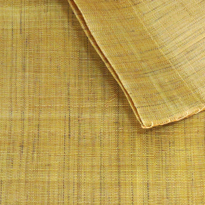 Plain linen curtain (mustard color)