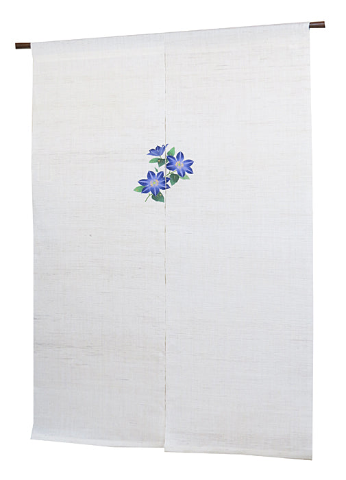 Linen Noren (Clematis)