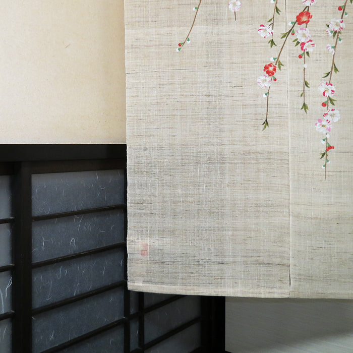 Hemp curtain (Genpei weeping peach)