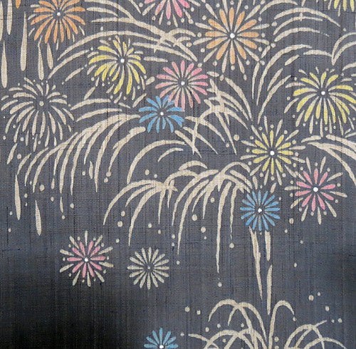 Hemp noren (fireworks) hanabi