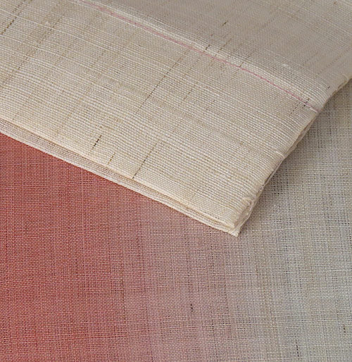 Vertically dyed noren (pine needle color) 