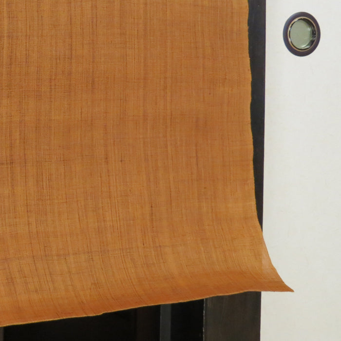 2色麻のれん（丁子色）