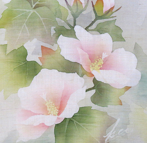 麻のれん （芙蓉）/ かさ音工房