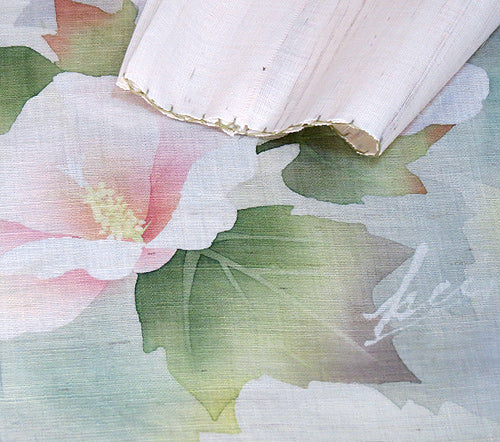 麻のれん （芙蓉）/ かさ音工房