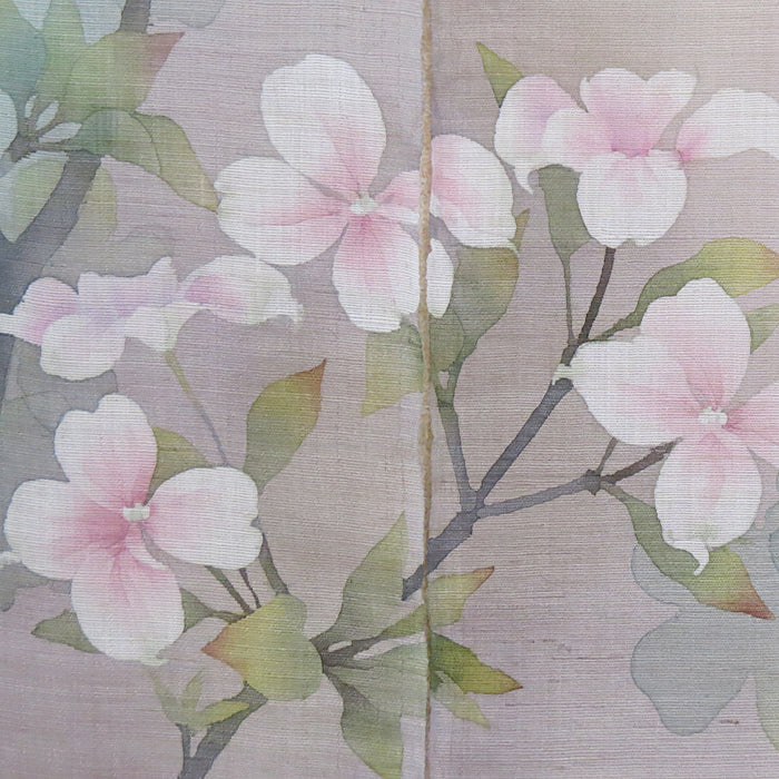 麻のれん （花みずき）/ かさ音工房 /