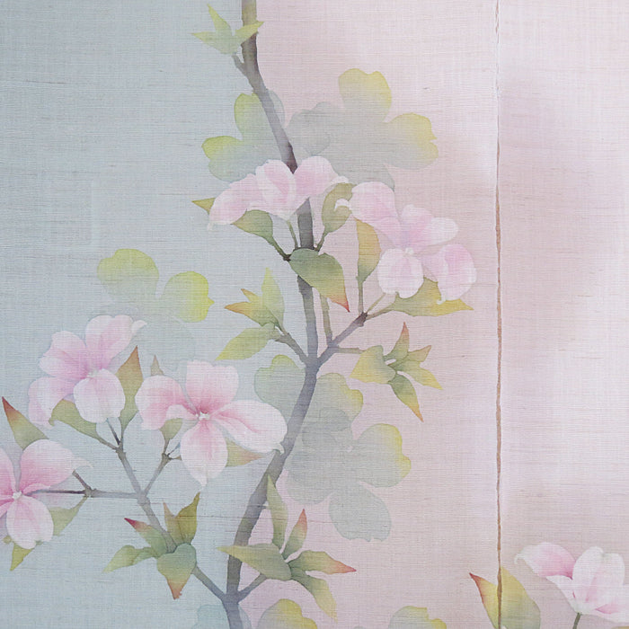 麻のれん （花みずき）/ かさ音工房 /