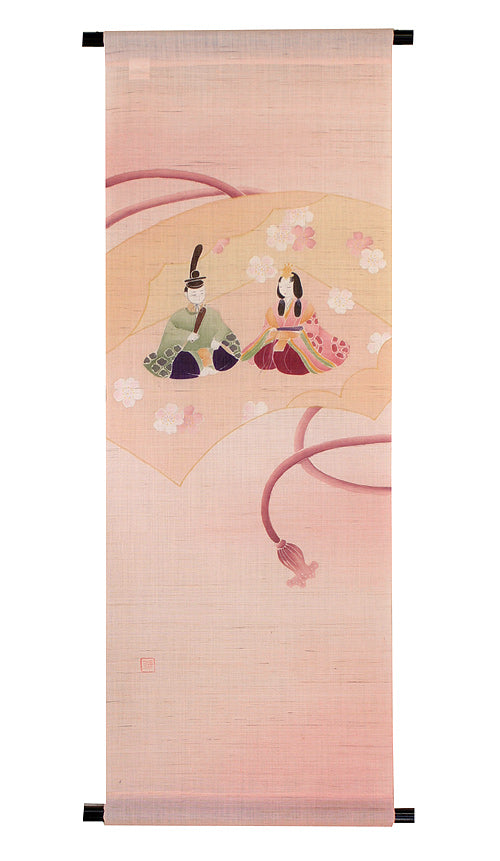 Japanese-style modern tapestry (Hina dolls)/hina no utage/made to order /tango no sekku