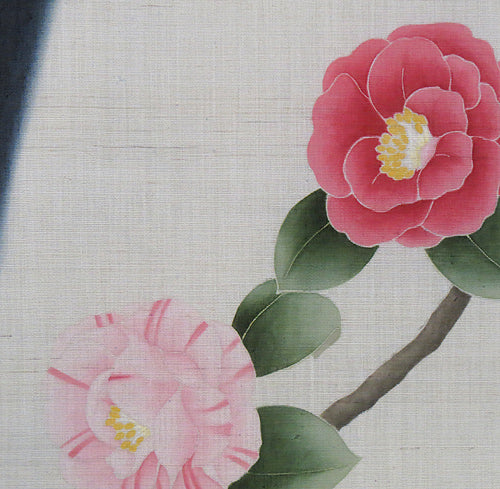Japanese-style modern tapestry (Yae Camellia)/made to order /yae tubaki