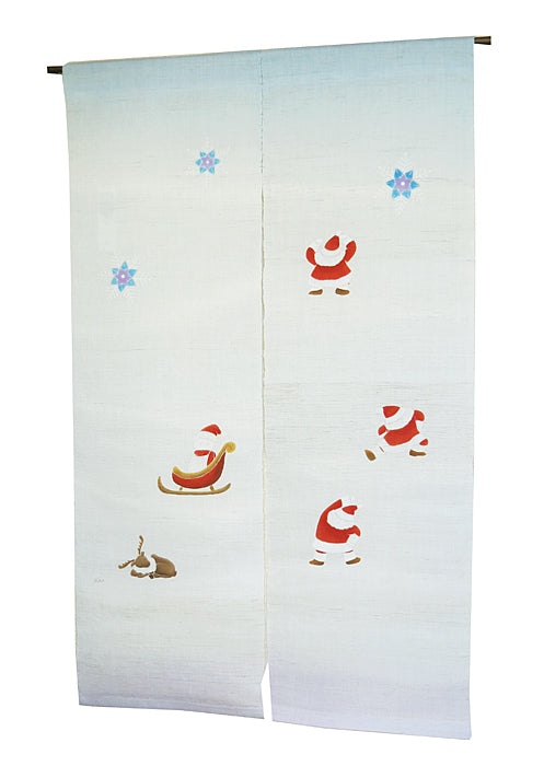 Hemp Curtain (Santa's Christmas) / Naoko Ozaki 