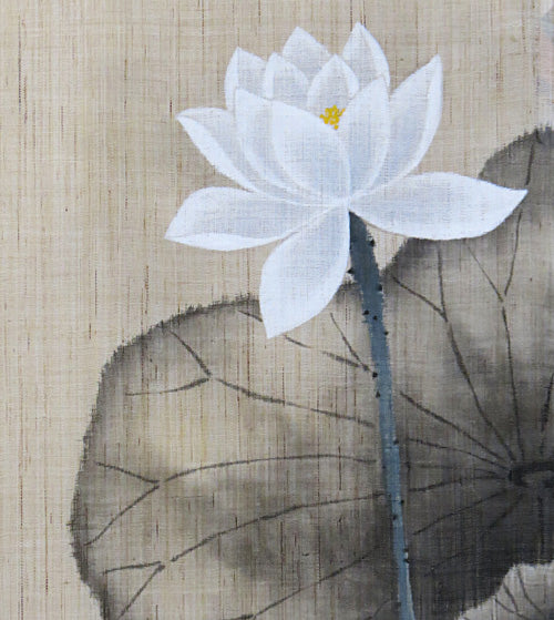 Japanese-style modern tapestry (white lotus) shiroi hasu