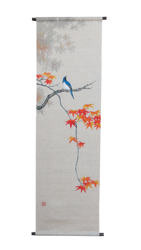 Japanese-style modern tapestry (autumn leaves) momizi