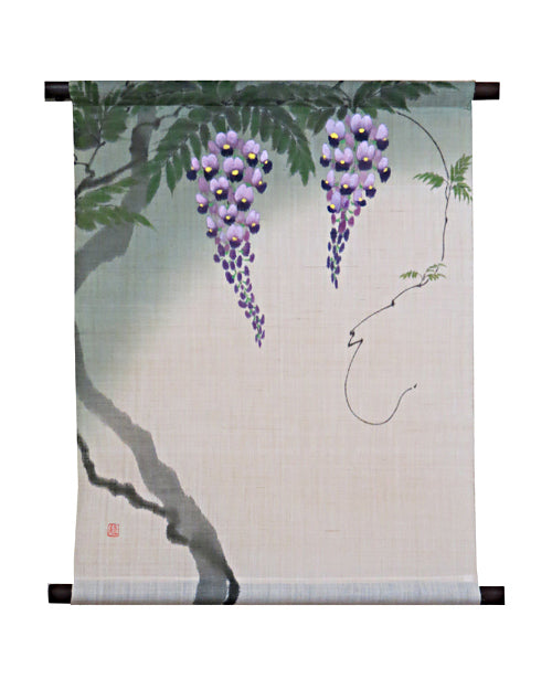 Modern Japanese Tapestry (Wisteria) 