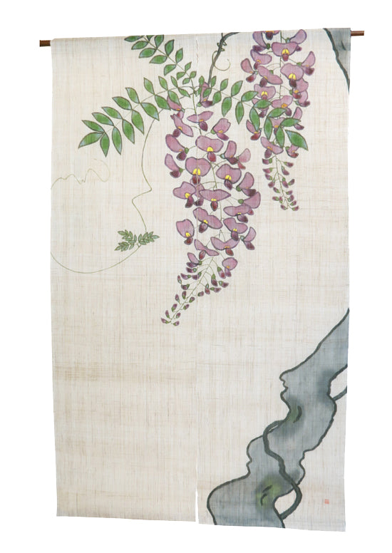  Hemp noren (Fragrance of wisteria) huzi no kaori
