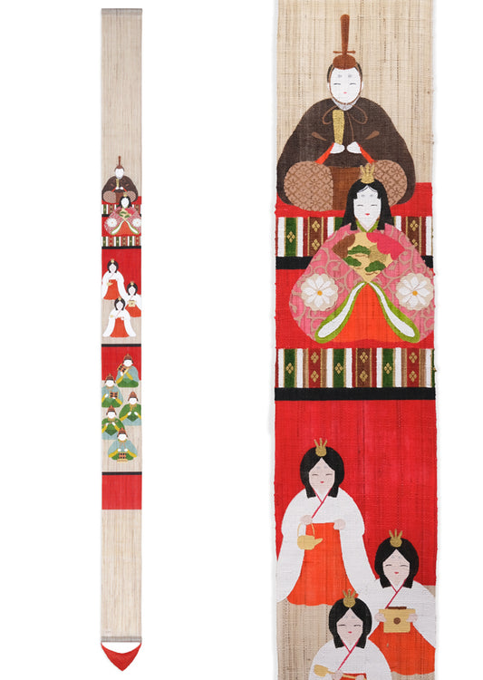 Thin tapestry (Hina dolls) hinadan kazari