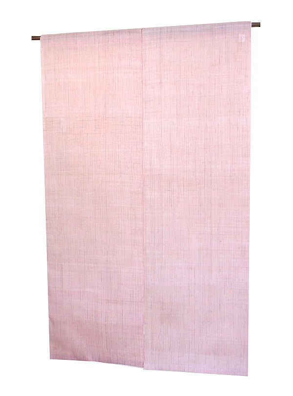 Plain linen curtain (cherry blossom color)