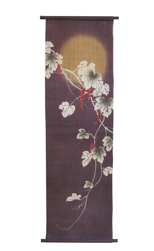 Japanese-style modern tapestry (wild grapes) yamabudou