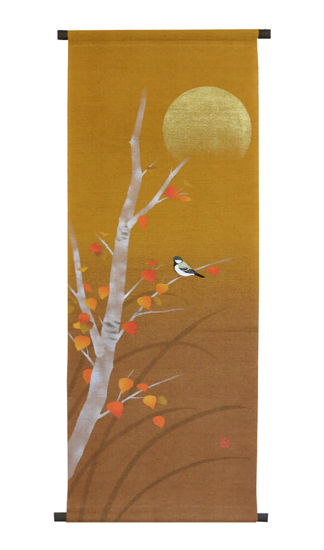 Japanese style modern tapestry (Japanese tit) sijugara