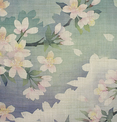 Modern Japanese Tapestry (Spring Cherry Blossoms)