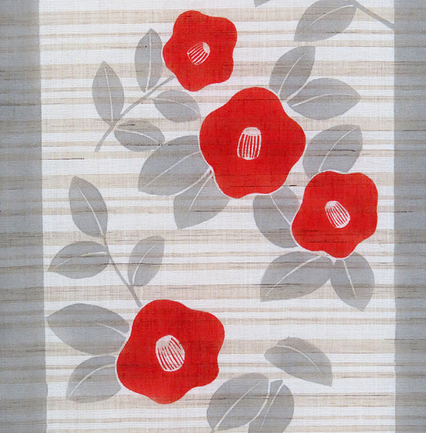 Japanese-style modern tapestry (Camellia) tubaki