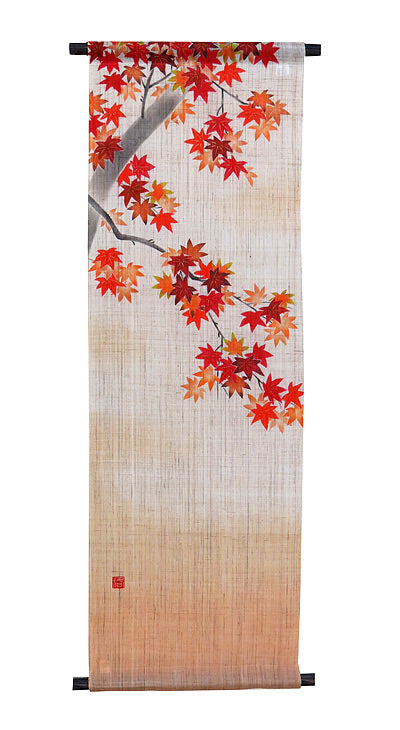 Japanese-style modern tapestry (autumn-leaf banquet) momizi no utage