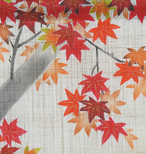 Japanese-style modern tapestry (autumn-leaf banquet) momizi no utage