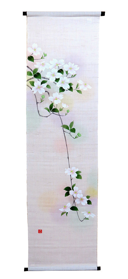 Japanese-style modern tapestry (Flowering dogwood) hanamizuki