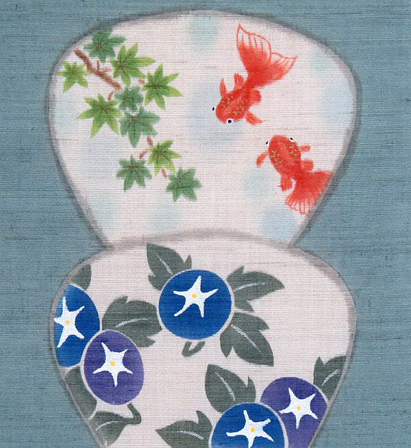 Japanese Modern Tapestry (kazari fan) kazari utiwa