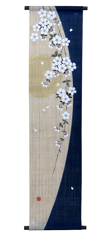 Japanese-style modern tapestry (shidare moon) shidare tuki