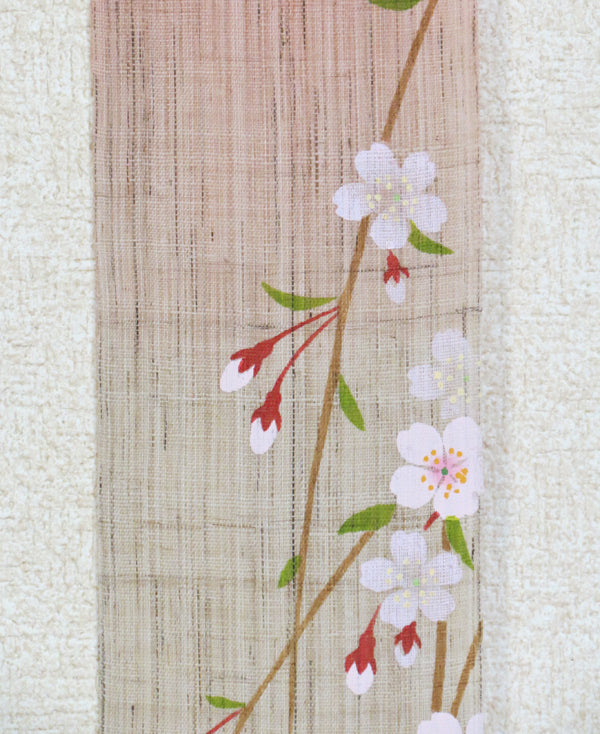 Thin tapestry (Beni shidare sakura)