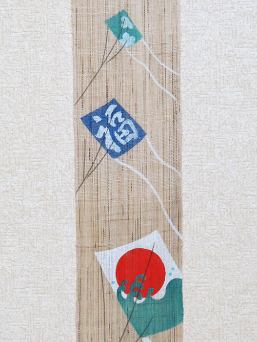 細タペストリー（凧あげ）