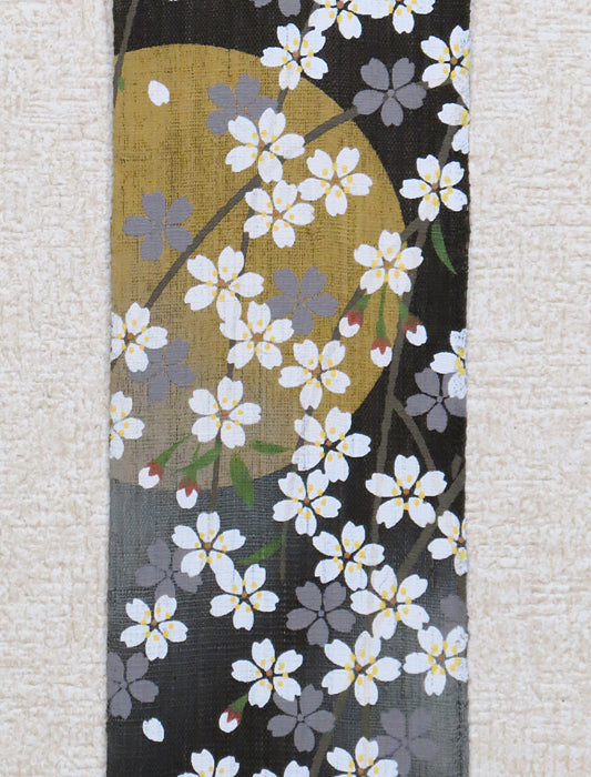 Thin tapestry (cherry blossoms at night) 