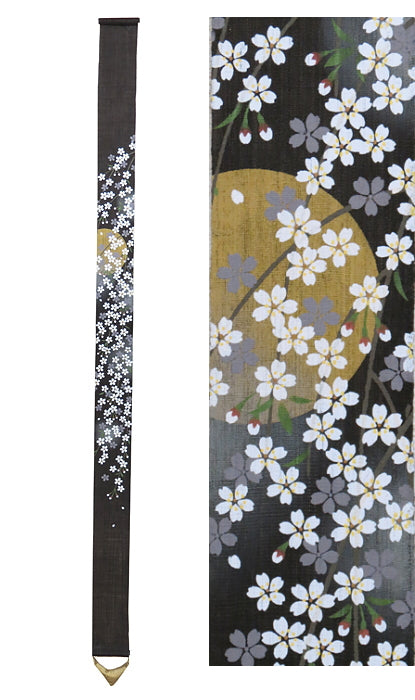 Thin tapestry (cherry blossoms at night) 