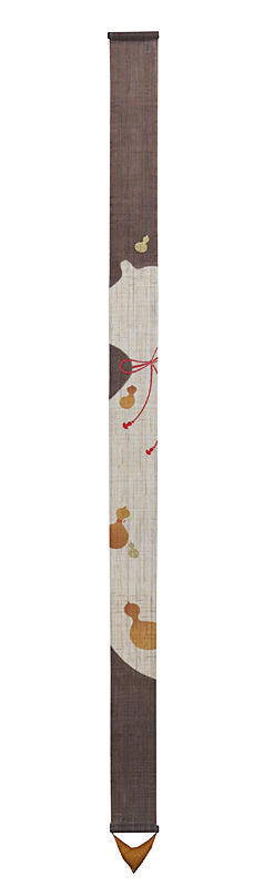 細タペストリー（瓢箪）W10×H170cm