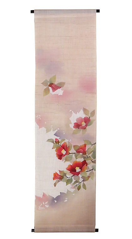 Japanese-style modern tapestry (camellia2) tubaki2